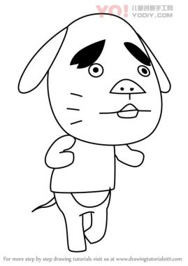 了解如何从动物过境中绘制本杰明（动物横穿）-优优资源