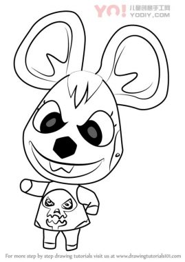 学习如何从动物交叉（动物横穿）绘制贝拉-优优资源