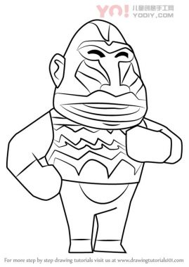 学习如何从动物交叉（动物过境）绘制波隆-优优资源