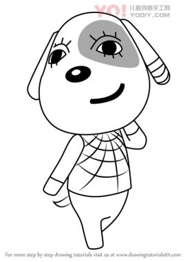 学习如何从动物交叉（动物横穿）绘制樱桃-优优资源