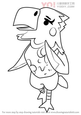 学习如何从动物过境中画西叶（动物横穿）-优优资源