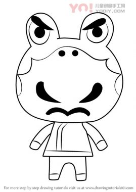 学习如何从动物交叉（动物横穿）绘制克罗克-优优资源