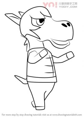 学习如何从动物交叉面绘冒号（动物过境）-优优资源