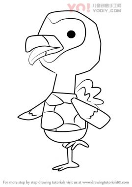 学习如何从动物交叉（动物横穿）绘制植物群-优优资源