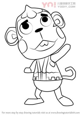 学习如何从动物交叉（动物过境）绘制翻页-优优资源