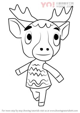 学习如何从动物过境中绘制Erik（动物过境）-优优资源