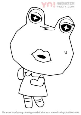 学习如何从动物过境中绘制Gigi（动物横穿）-优优资源