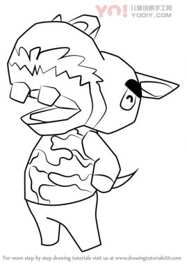 学习如何从动物交叉（动物横穿）绘制哈利-优优资源