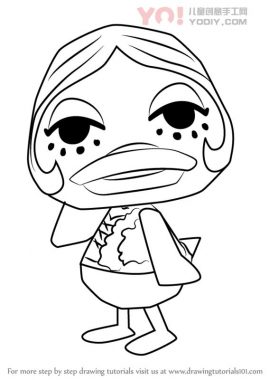 学习如何从动物交叉（动物横穿）绘制格洛丽亚-优优资源