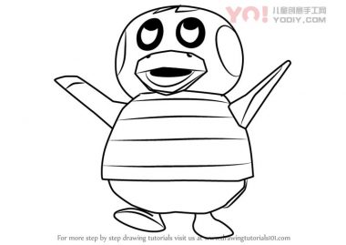 学习如何从动物过境中绘制Iggly（动物横穿）-优优资源