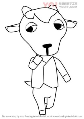 学习如何从动物过境中绘制基德（动物横穿）-优优资源