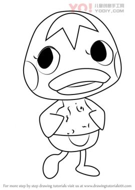 学习如何从动物交叉（动物横穿）绘制番茄酱-优优资源