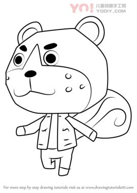 学习如何从动物过境中画出谢尔顿（动物横穿）-优优资源