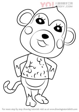 学习如何从动物交叉（动物过境）绘制Shari-优优资源