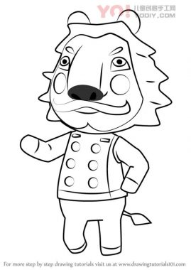 学习如何从动物交叉（动物横穿）绘制Lionel-优优资源