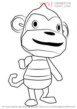 学习如何从动物过境中画西蒙（动物横穿）-优优资源