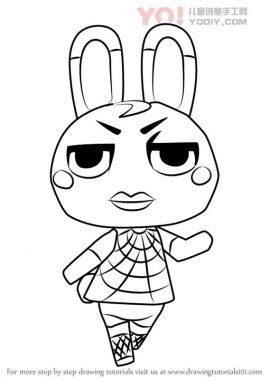 学习如何从动物交叉（动物横穿）绘制蒂芙尼-优优资源