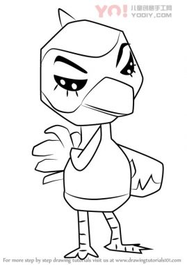 学习如何从动物过境中画出菲尔（动物横穿）-优优资源