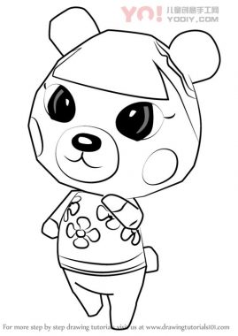 学习如何从动物交叉（动物横穿）绘制Pekoe-优优资源