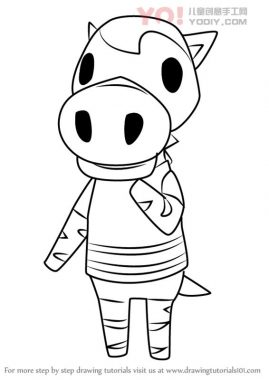 小马拟人化简笔画卡通分步骤教学-优优资源