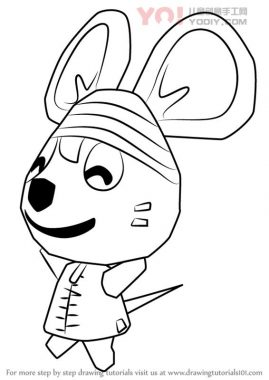 学习如何从动物过境中绘制杆（动物横穿）-优优资源