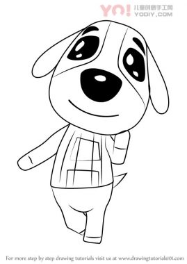 学习如何从动物过境中绘制饼干（动物横穿）-优优资源