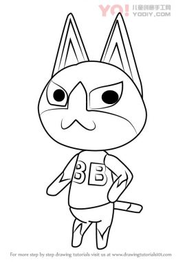 了解如何从动物过境中画出汤姆（动物过境）-优优资源