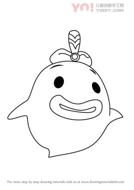 精灵拟人化简笔画卡通分步骤教学-优优资源