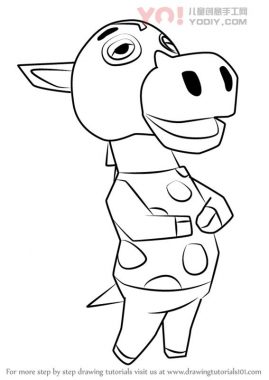 驴拟人化简笔画卡通分步骤教学-优优资源