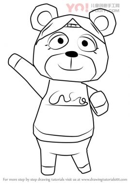 学习如何从动物交叉（动物横穿）绘制保拉（动物横穿）-优优资源