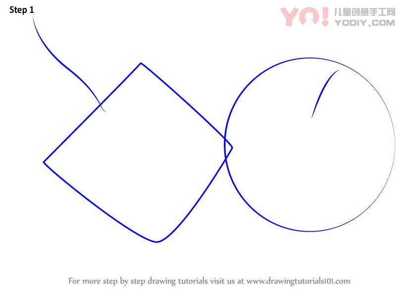 图片[2]-学习如何画一个南瓜（水果）-YO儿童创意手工网