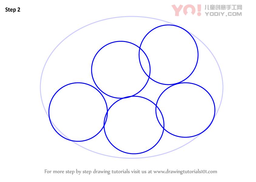 图片[3]-学习如何画橘子（水果）-YO儿童创意手工网