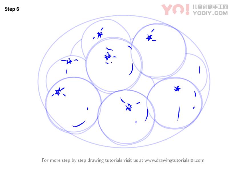 图片[7]-学习如何画橘子（水果）-YO儿童创意手工网