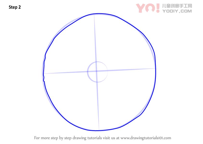 图片[3]-学习如何绘制橙色切片（水果）-YO儿童创意手工网