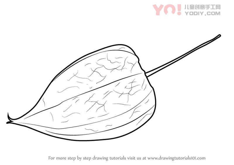 图片[1]-学习如何画一块水果（水果）-YO儿童创意手工网