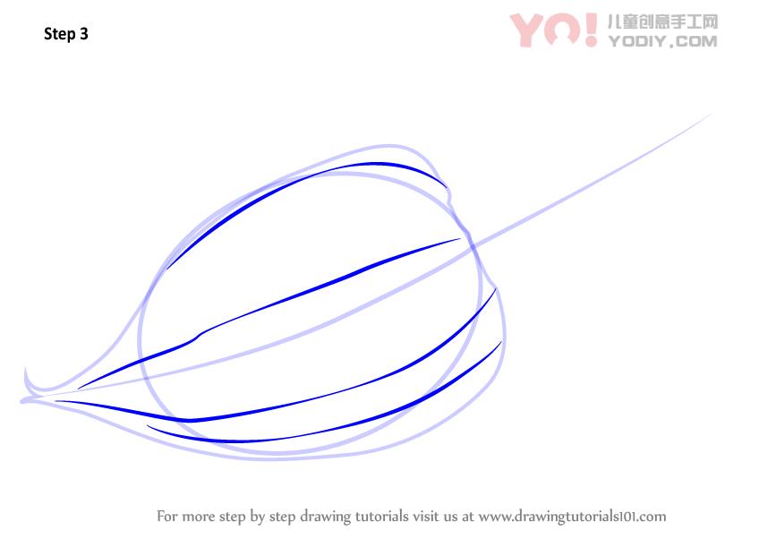 图片[4]-学习如何画一块水果（水果）-YO儿童创意手工网