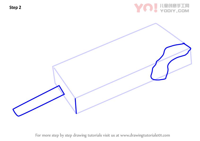 图片[3]-学习如何绘制Chocobar Bar（冰淇淋）-YO儿童创意手工网