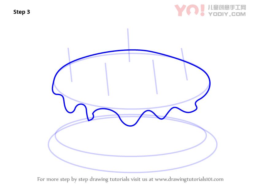 图片[4]-学习如何用蜡烛（蛋糕）绘制蛋糕-YO儿童创意手工网