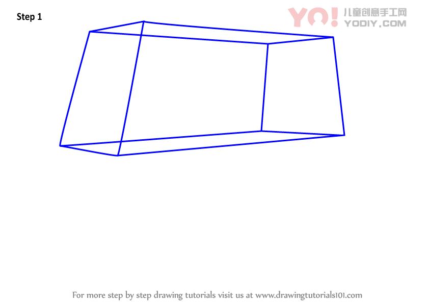 图片[2]-了解如何画大众怪物卡车（卡车）-YO儿童创意手工网