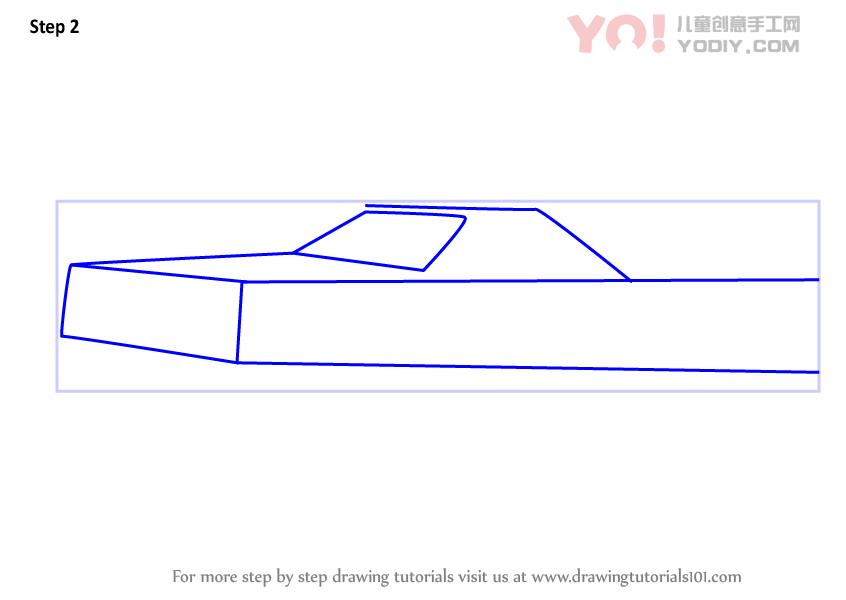 图片[3]-学习绘画简笔画 破旧的汽车简笔画-YO儿童创意手工网