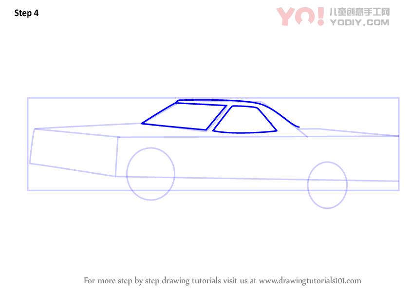 图片[5]-学习绘画简笔画 破旧的汽车简笔画-YO儿童创意手工网