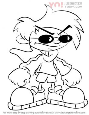 学习如何从下一扇门（CodeName：Kider Neut Ourder）绘制Numbuh 1,600-优优资源