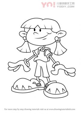 学习如何从小孩绘制Numbuh 23（CodeName：小孩隔壁）-优优资源