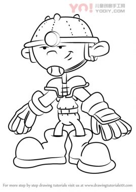 学习如何从小孩绘制Numbuh 44（CodeName：小孩隔壁）-优优资源