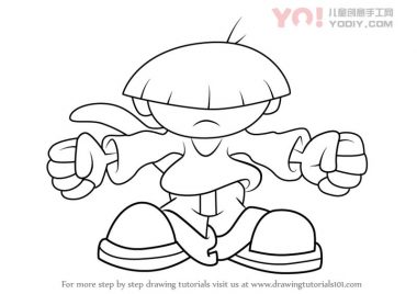 学习如何从下一扇门（CodeName：小孩隔壁）绘制Numbuh 4-优优资源