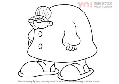 学习如何从下门（CodeName：Kider Neut Ourdor）绘制来自Kids的Gramma stffum-优优资源