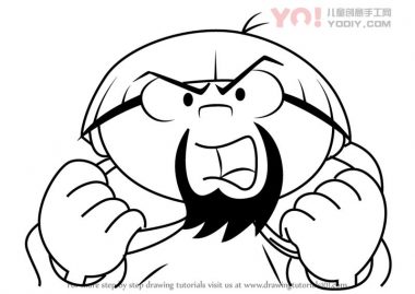 学习如何从下一扇门（CodeName：Kider Neut门）绘制负面Numbuh 4-优优资源