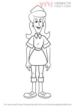 学习如何从营地绘制莫莉（Camp Candy）-优优资源