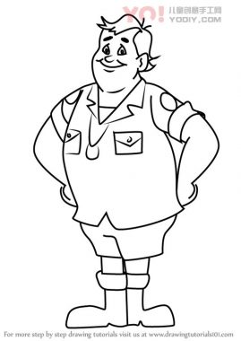 学习如何从营地绘制John Candy（Camp Candy）-优优资源