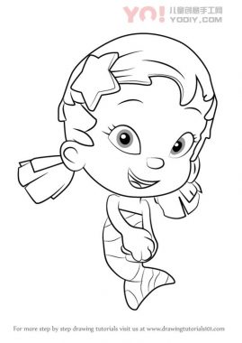 了解如何从泡泡吉斯绘制oona（泡沫juppies）-优优资源